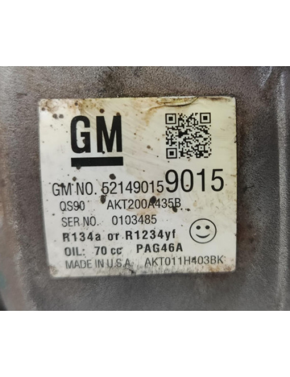 Compressor De Ar Onix Prisma Spin 1.0 1.4 2013 - 2018