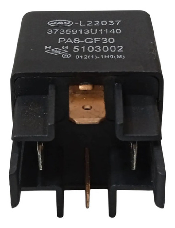 Relê Ventoinha Jac J3 2010 - 2015 / 3735913u1140 Preto