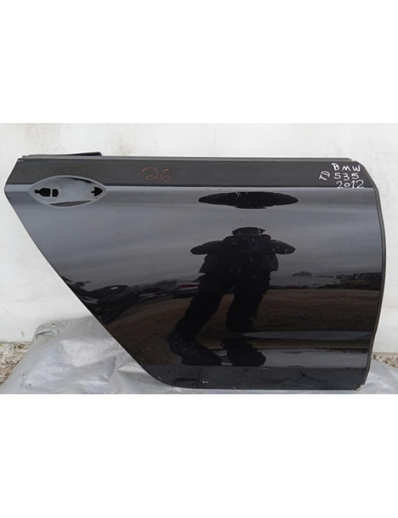 Porta Traseira Direita Bmw 535i 2011 2012 Preto