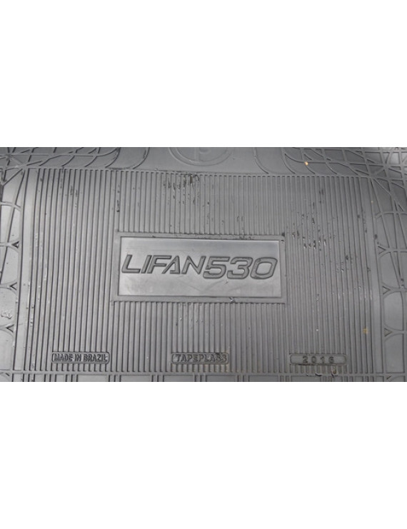 Tapete Dianteiro Direito Lifan 530 2014 2015 2016 Preto