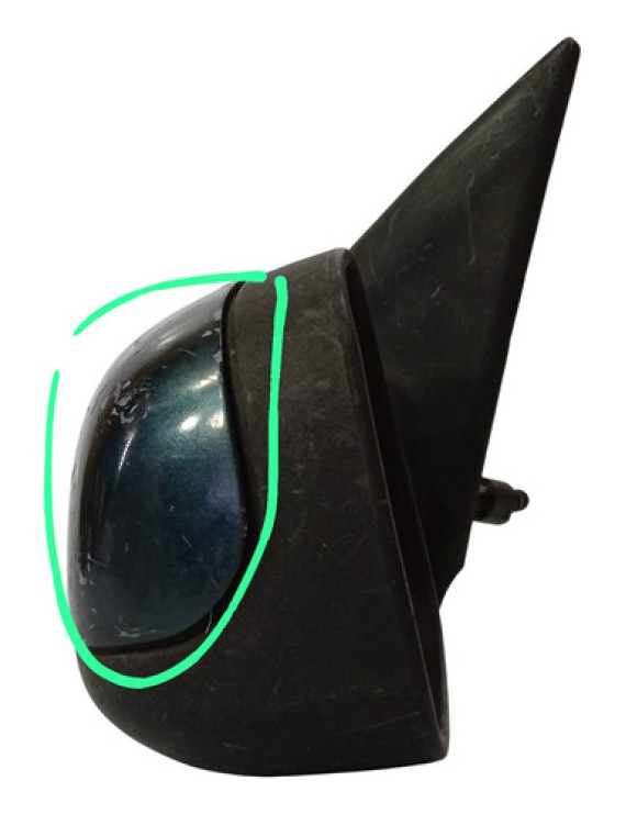 Retrovisor Esquerdo Citroen Zx 1992 - 1998 / Detalhe