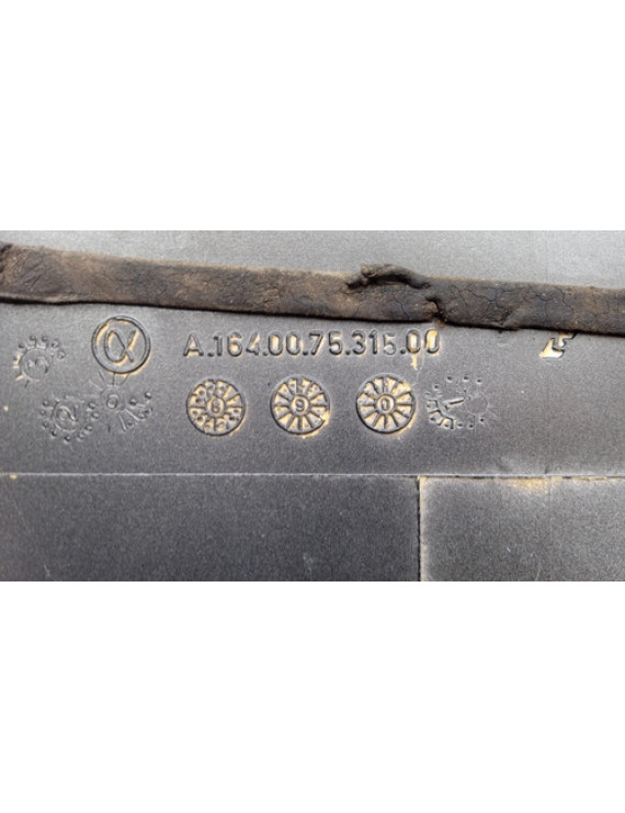 Friso Porta Dianteira Esquerda Alfa Romeo 164 1987 1998 Preto