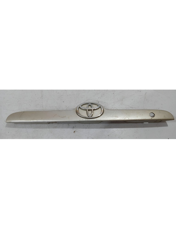 Aplique Friso Tampa Traseira Corolla 2003 - 2008 Preto