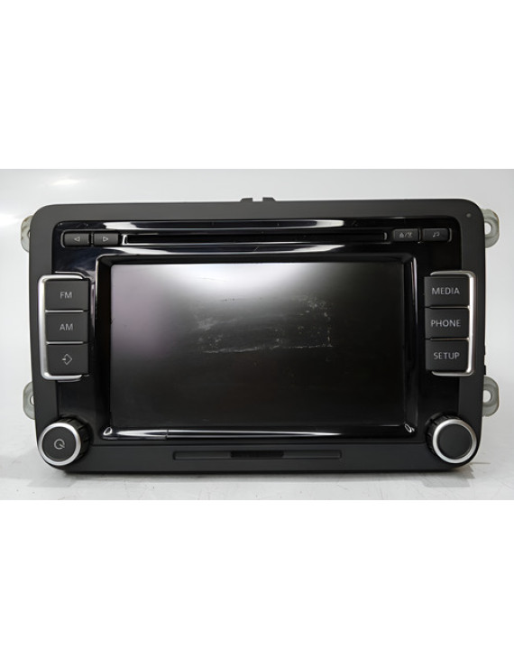 Central Multimídia Tiguan Fusca Passat Jetta 2012 5k0035190 Preto