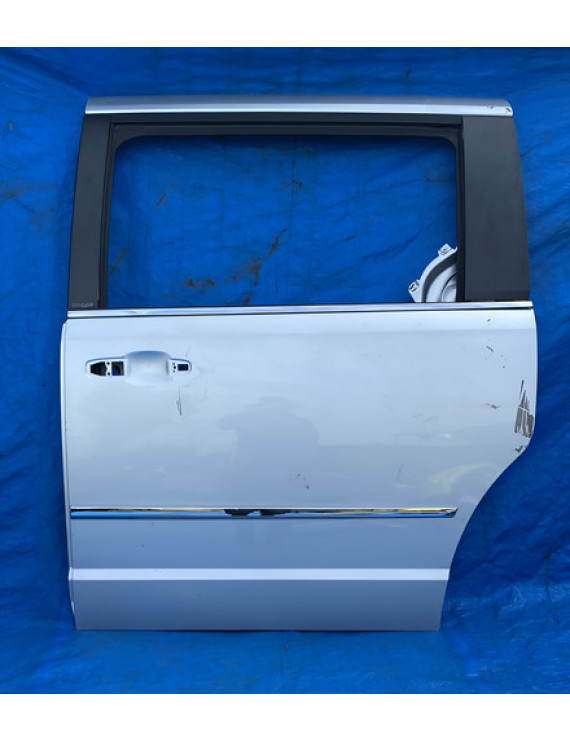 Porta Traseira Esquerda Town & Country 2008 A 2016 Traseira Esquerda Prateado
