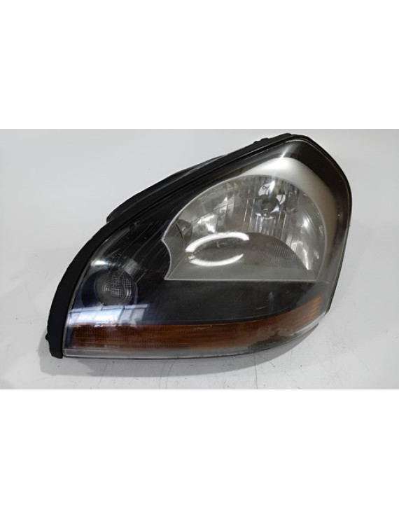 Farol Esquerdo Tucson 2005 - 2016 Detalhes Preto