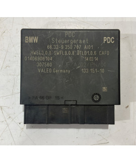 Módulo Sensor Estacionamento Bmw X3 2014 / 9350707  Preto