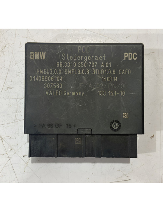 Módulo Sensor Estacionamento Bmw X3 2014 / 9350707  Preto