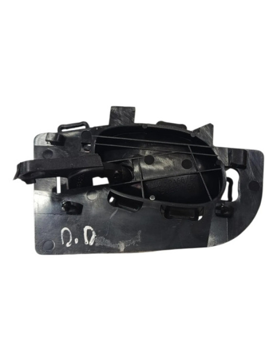Maçaneta Interna Direita Peugeot 206 207 2007 - 2012 Preto Dianteira/traseira