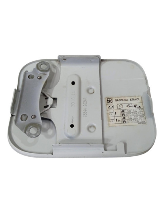 Tampa Portinhola Tanque Duster Oroch 2017 - 2021 Branco