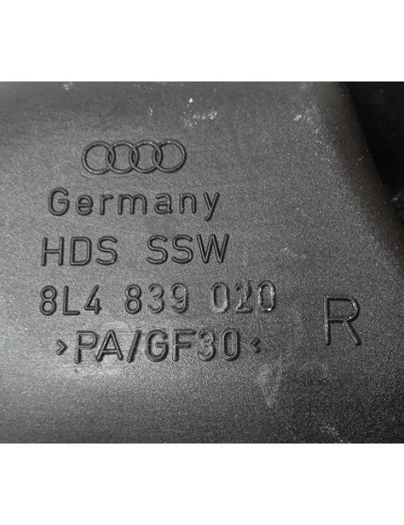 Maçaneta Interna Traseira Direita Audi A3 2001 - 2005 Preto Traseira