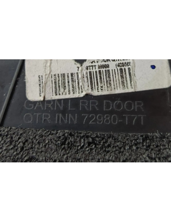 Acabamento Porta Traseira Esquerda Hrv 2016 - 2020