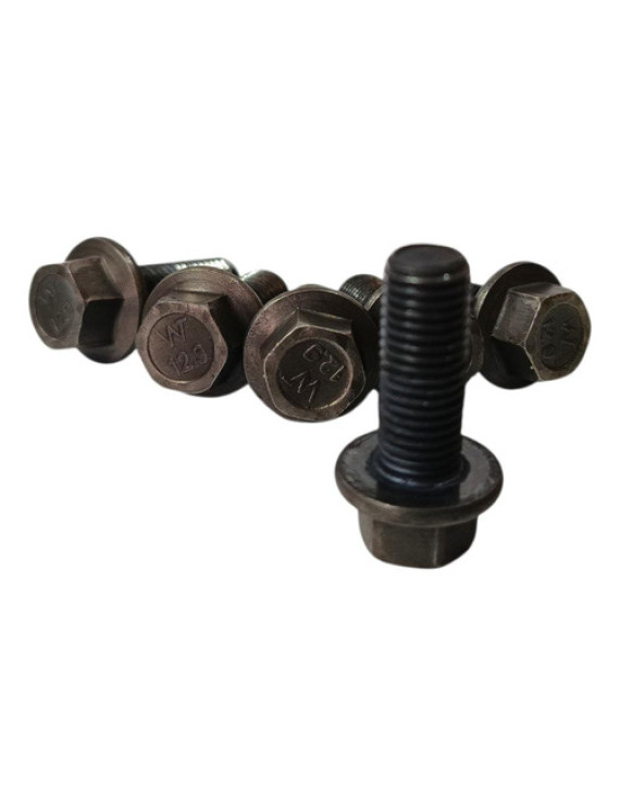 Kit Parafuso Volante Motor Chery Qq 1.1 2010 - 2014 Preto