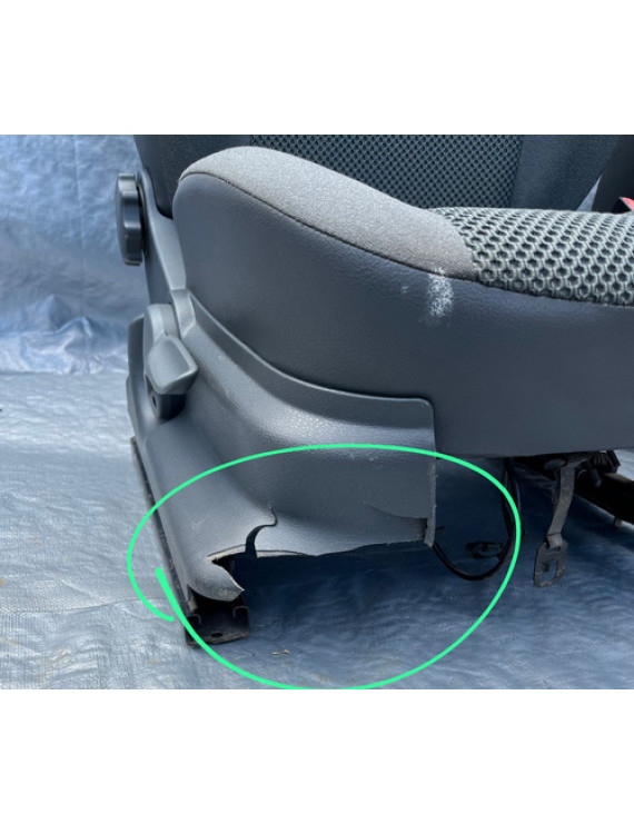 Jogo De Bancos (tecido) Amarok 2011 2012 2013 2014 Preto