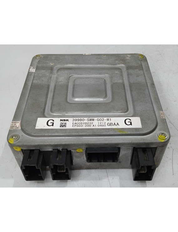 Módulo De Direção Honda Crv 2.0 2008 - 2012 / 39980swwg02m1 Prateado