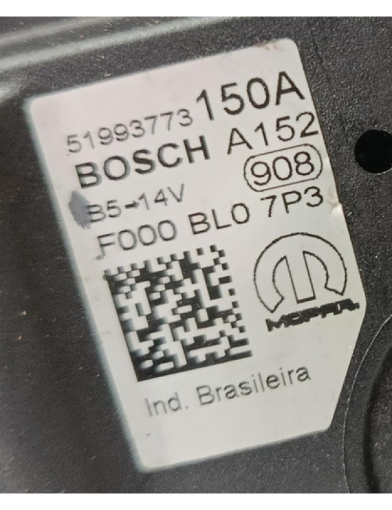 Alternador Toro Renegade 1.8 2015 2016 2017 2018 2019