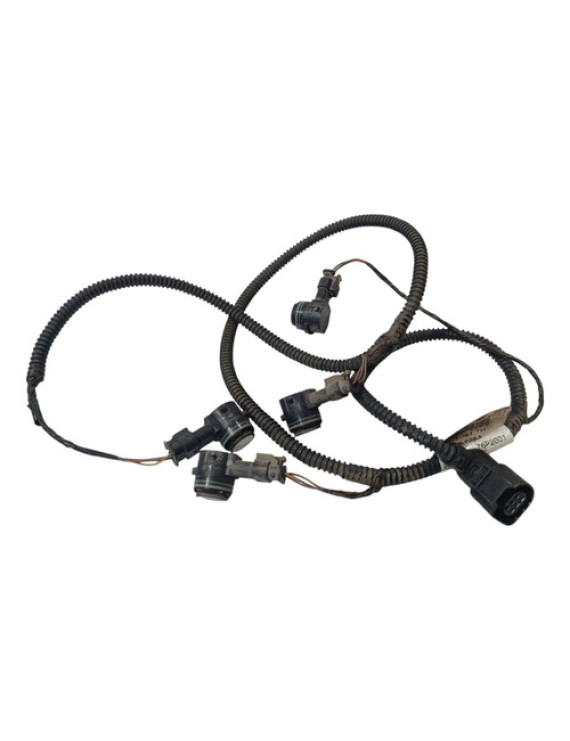Kit Chicote Sensor Estacionamento Traseiro Jetta 2015 - 2018 Preto
