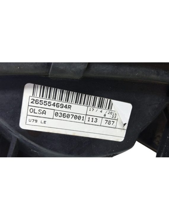 Lanterna Esquerda Duster Oroch 2016 2017 2018 2019 2020 - Esquerdo/motorista - Vermelho