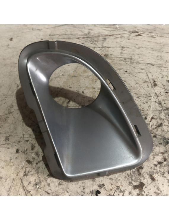 Moldura De Farol De Milha Esquerdo Fiat Punto 2007 - 2012 Cinza