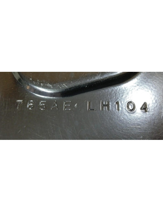 Capa Defletor Freio Traseiro Esquerdo Grand Cherokee 2014 Preto