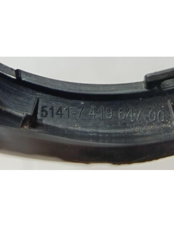 Moldura Puxador Porta Dianteira Esquerda Mini Cooper S 2016 Preto Dianteira