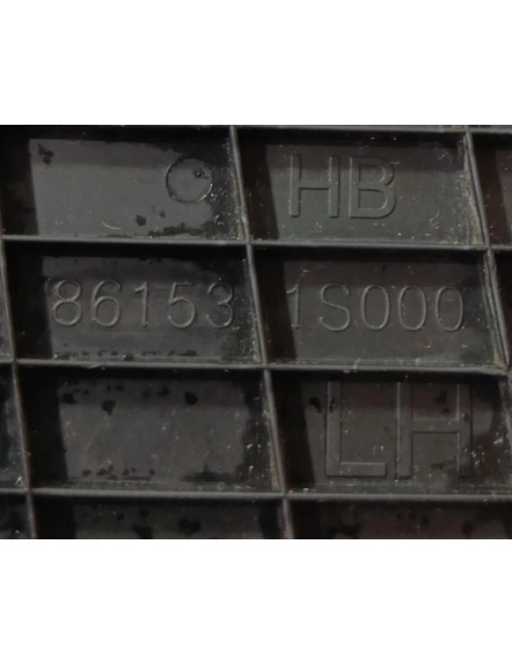 Acabamento Esquerdo Churrasqueira Hb20 2013 - 2018 Preto Fosco