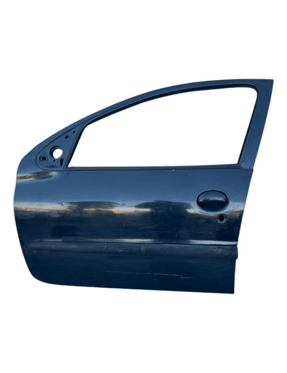 Porta Dianteira Esquerda Peugeot 206 207 1999 A 2012 Dianteira Esquerda Preto