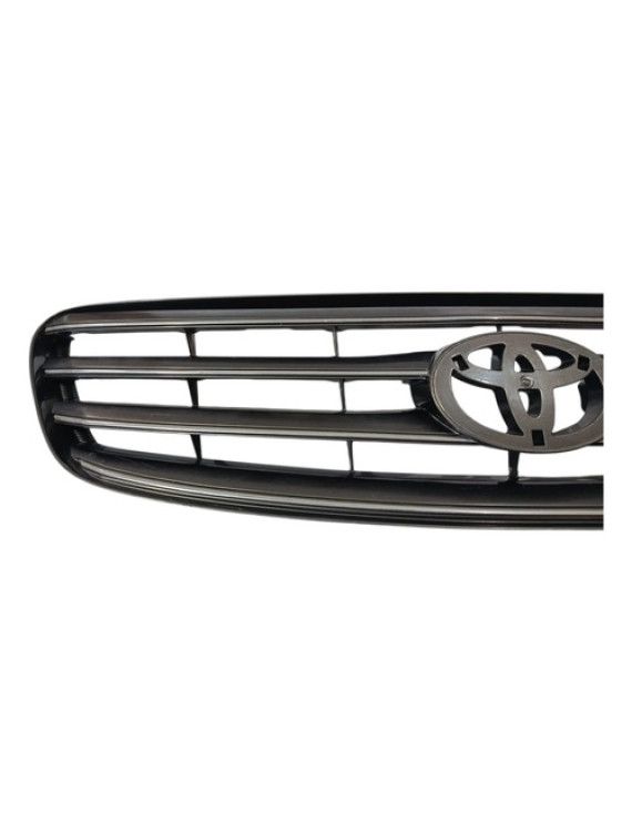 Grade Frontal Superior Corolla 2003 - 2008 Detalhe Preto Prateado