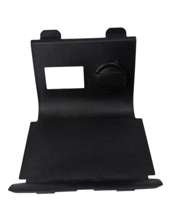 Moldura Acabamento Painel Tomada 12v Hb20 2013 - 2019 Preto