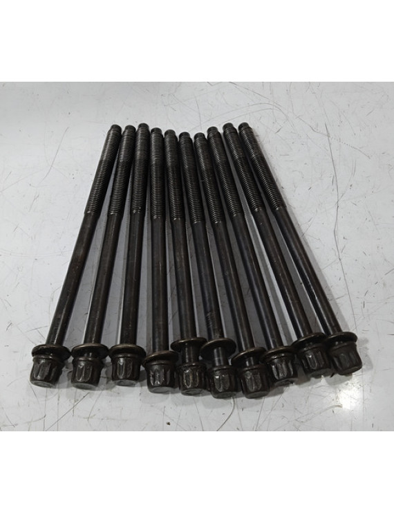 Kit Parafuso Cabeçote Civic 1.8 2012 2013 2014 2015 2016 Preto