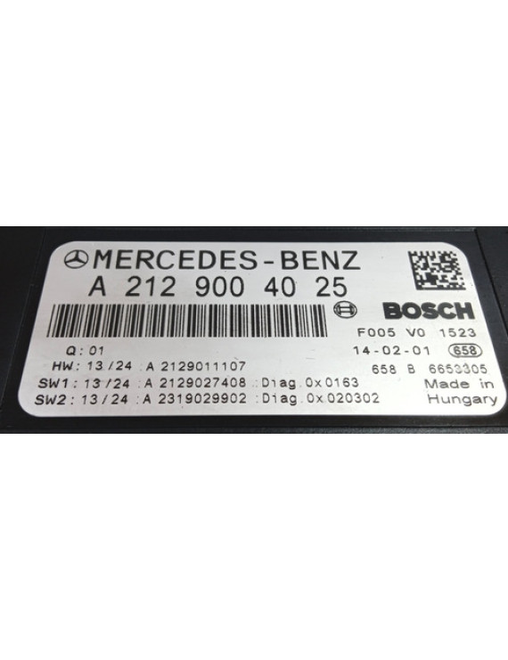 Módulo Sam Mercedes Benz E250 2.0 2014 2015 / A2129004025