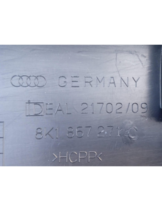 Acabamento Soleira Dianteira Esquerda Audi A5 2009 - 2013 Preto