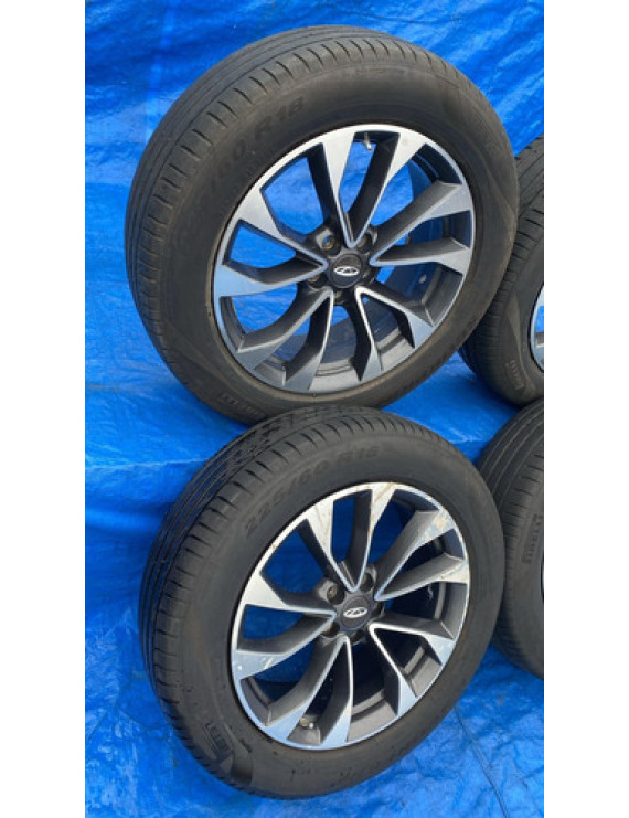 Jogo De Rodas Aro 18 Chery Tiggo 7 2021 2022
