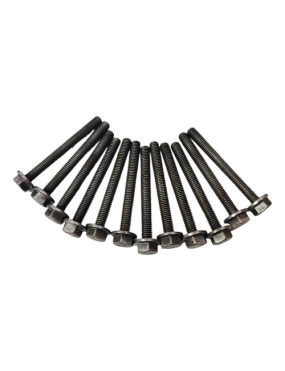 Kit Parafuso Eixo Balancim Sandero 1.0 16v 2008 - 2016 Preto