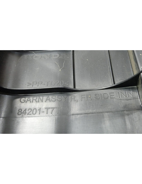 Acabamento Soleira Porta Dianteira Direita Hrv 2016 - 2021 Preto