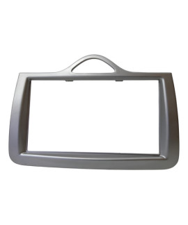 Moldura Painel Central Rádio Jac J3 2011 - 2015 Cinza