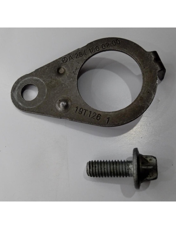 Suporte Tubo De Retorno Óleo Turbina Mercedes E300 2.0 2020