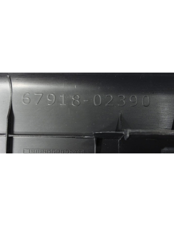 Soleira Porta Traseira Esquerda Corolla 2015 - 2019 Preto