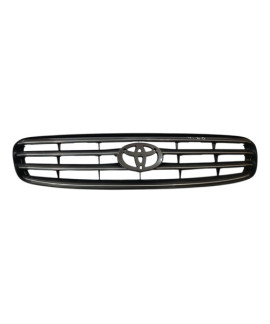 Grade Frontal Superior Corolla 2003 - 2008 Detalhe Preto Prateado