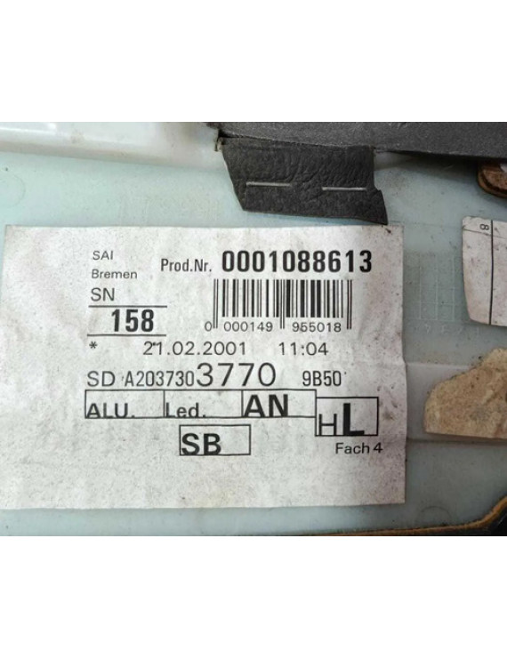 Forro Porta Traseira Esquerda Mercedes C320 2001 - 2005