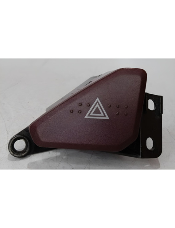 Botão Pisca Alerta Pajero Full 2001 - 2006 Vermelho