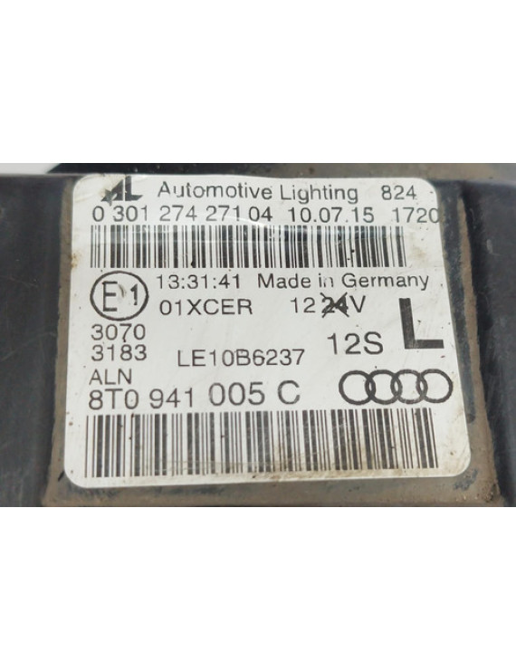 Farol Esquerdo Audi A5 2012 2013 2014 2015 / Detalhe