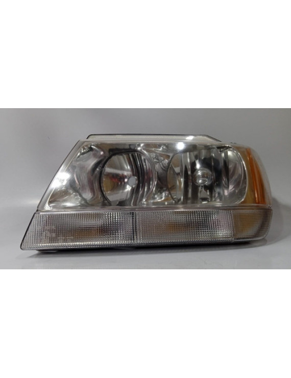 Farol Esquerdo Cherokee 2000 2001 2002 2003 - Esquerdo/motorista