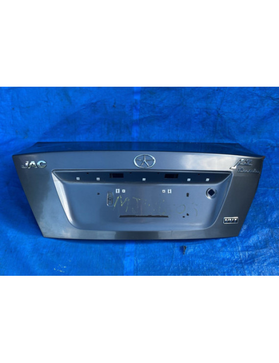 Tampa Traseira Jac J3 Sedan 2010 A 2014 Detalhe Preto