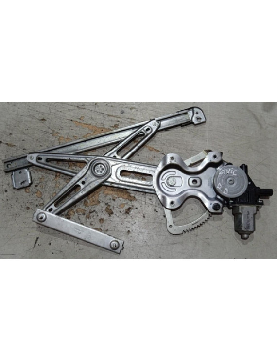 Máquina De Vidro Dianteiro Direito Honda Civic 2012 - 2016