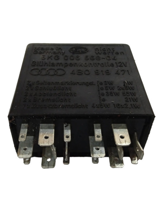 Relé Módulo Limpador Audi A3 2001 - 2005 / 4b0919471   