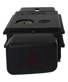 Botão Pisca Alerta Prévia 1990 - 1999 Preto Botão Pisca Alerta Prévia 1990 - 1999 Preto