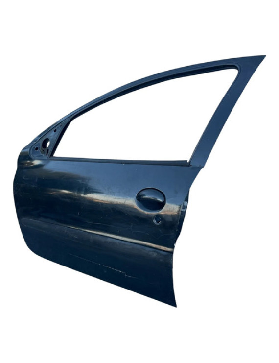 Porta Dianteira Esquerda Peugeot 206 207 1999 A 2012 Dianteira Esquerda Preto