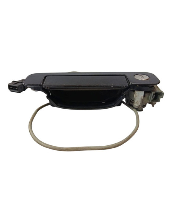 Maçaneta Externa Dianteira Esquerda Audi A4 1997 - 2002 Preto Dianteira