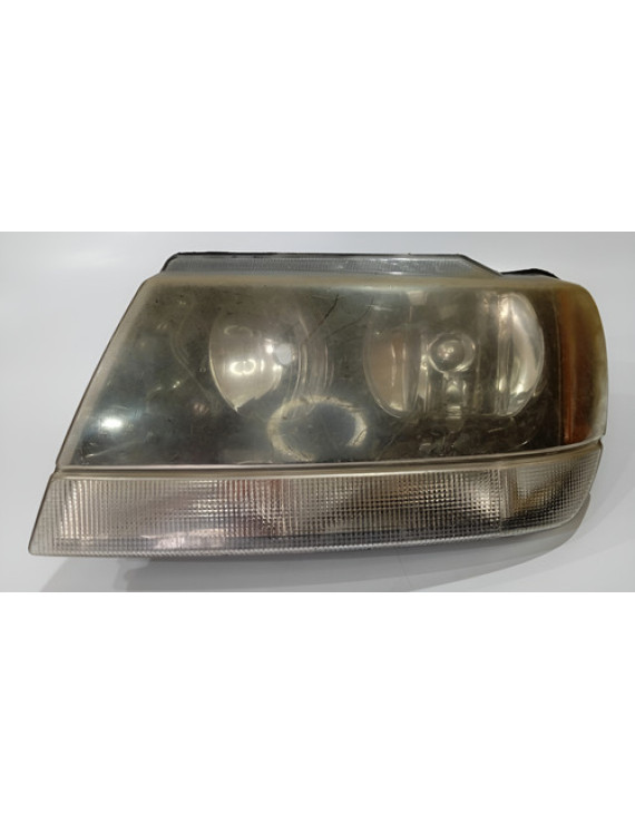 Farol Esquerdo Grand Cherokee Laredo 1999 2000 2001 Esquerdo/motorista